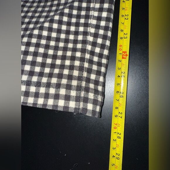 Talbots Women’s Plaid Straight Leg Corduroy Crop Pants size 6P EUC holiday - Picture 10 of 10